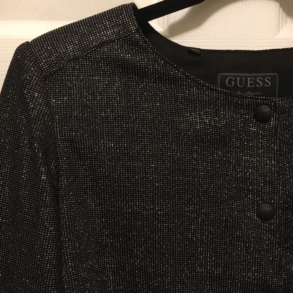 💚 SALE 💚 Rare Shimmering Black Bomber - NWOT - Picture 2 of 9